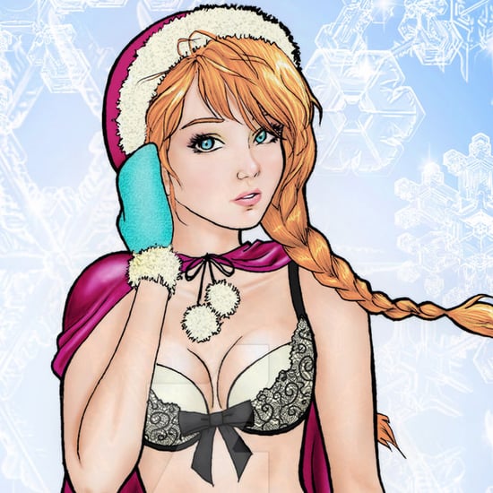 Disney Princesses in Lingerie Art