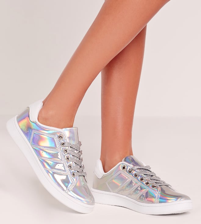 holographic trainers womens
