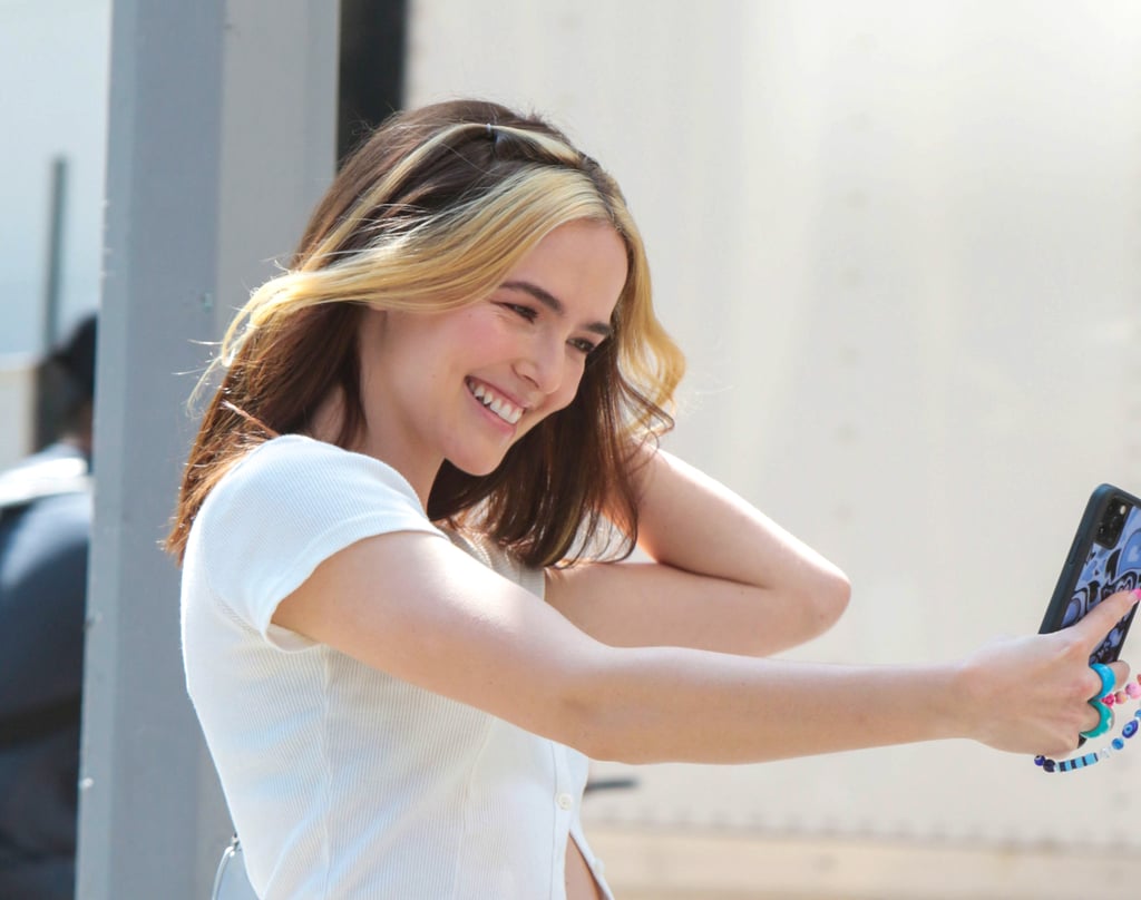 Zoey Deutch Debuts New "Money Piece" Highlights For Not Okay