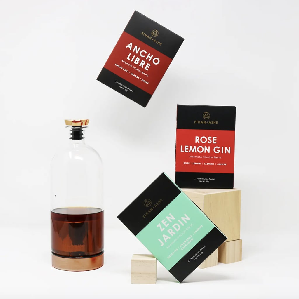 Mixology Marvel: Ethan+Ashe Alkemista Infusion Vessel & Cocktail Blend Starter Kit