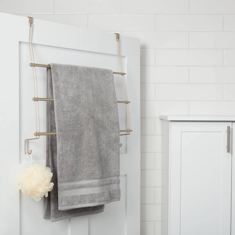 Threshold Expandable Over-the-Door Towel Rack