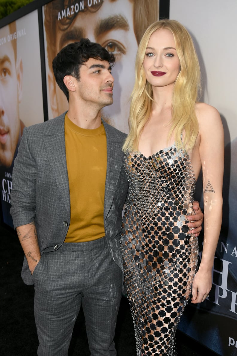 LOS ANGELES, CALIFORNIA - JUNE 03: Joe Jonas (L) and Sophie Turner attend the Premiere of Amazon Prime Video's 'Chasing Happiness' at Regency Bruin Theatre on June 03, 2019 in Los Angeles, California. (Photo by Kevin Winter/Getty Images)