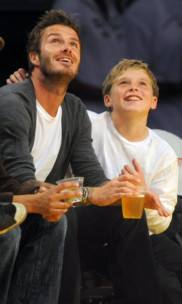 David and Brooklyn Beckham Pictures