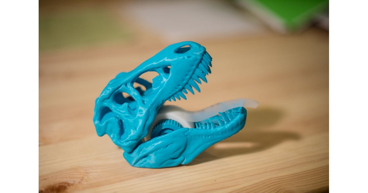 T Rex 3d Printed Tape Dispenser If You Re Shamelessly Dinosaur