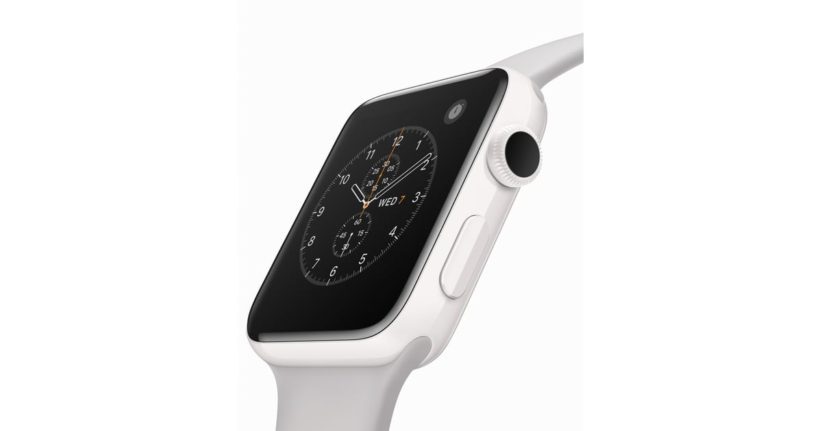 The Apple Watch Edition, with a ceramic material. Apple Watch Series 2 Details POPSUGAR Tech