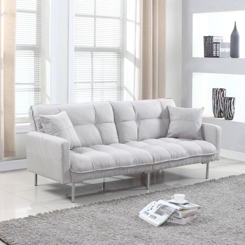 Latitude Run Winslow Plush Tufted Convertible Sofa