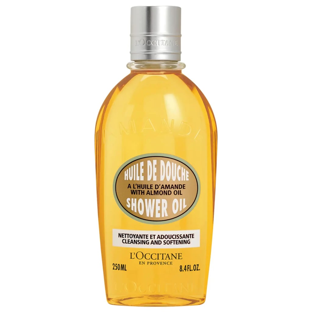 L'Occitane Cleansing and Softening Refillable Shower Oil With Almond Oil ($29)
If you have someone on your list who is hard to shop for, allow me to turn you on to the L'Occitane Cleansing and Softening Refillable Shower Oil With Almond Oil. You simply can't go wrong with this crowd-pleaser. Not only does it smell amazing, but the luxurious oil leaves your skin feeling silky-soft. This shower oil is a tried-and-true editor favorite as detailed in our L'Occitane Cleansing and Softening Shower Oil review. 
Editor Quote: "The brand claims one bottle of this product sells every 10 seconds worldwide. It's packed with sweet almond oil and grapeseed oil, and after using it for less than a week, I can truly tell why it's so popular. Unlike traditional body washes, this shower oil foams to clean off the day, producing a sweet (and not super overpowering) fragrance that leaves my skin the smoothest it's ever been from a shower wash. Before I even step out of the shower I notice that my skin looks and feels more hydrated." — Natasha Marsh, Popsugar contributor