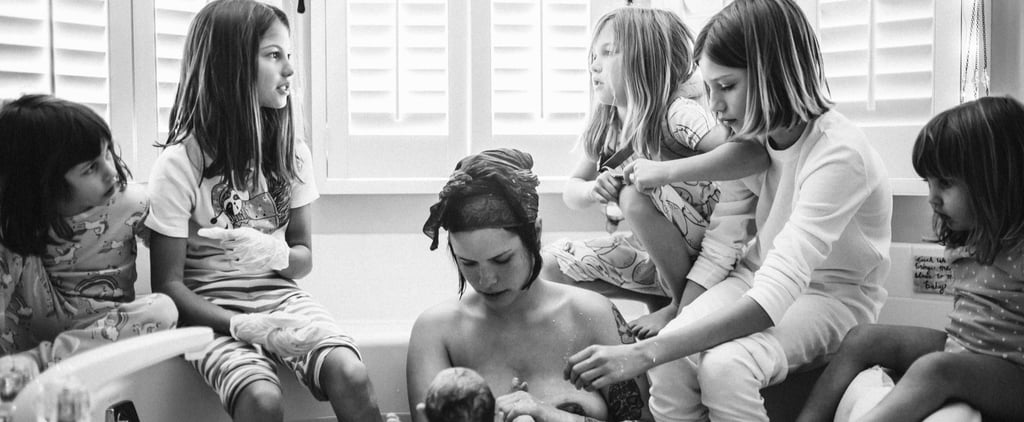 Mom Gives Birth With Daughters Present