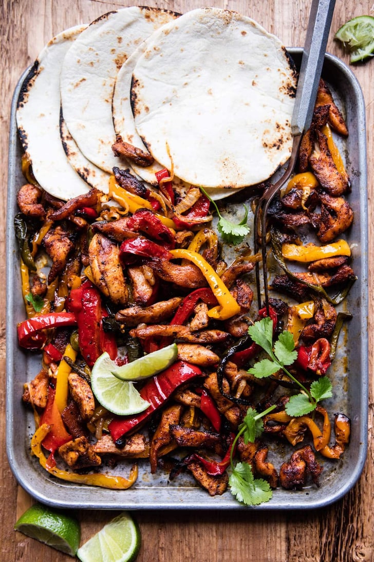 Sheet Pan Poblano Chicken Fajitas The Best Easy Super Bowl Recipes of