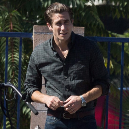 Jake Gyllenhaal on Nocturnal Animals Set