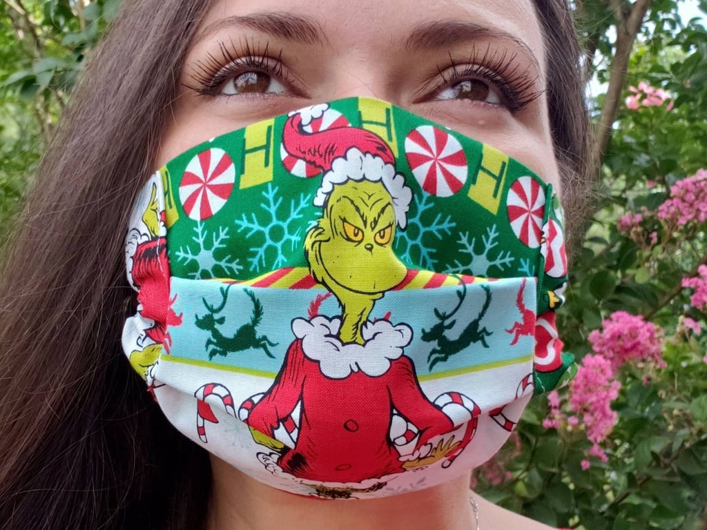 The Grinch Washable Face Mask