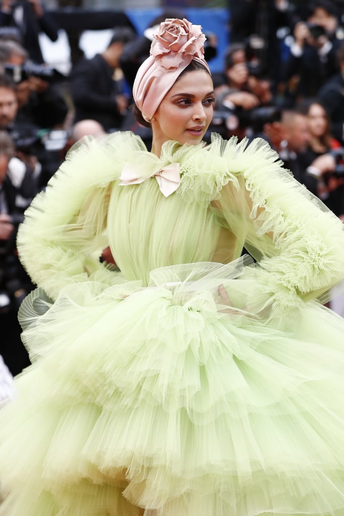 Deepika Padukone Green Dress at Cannes 2019