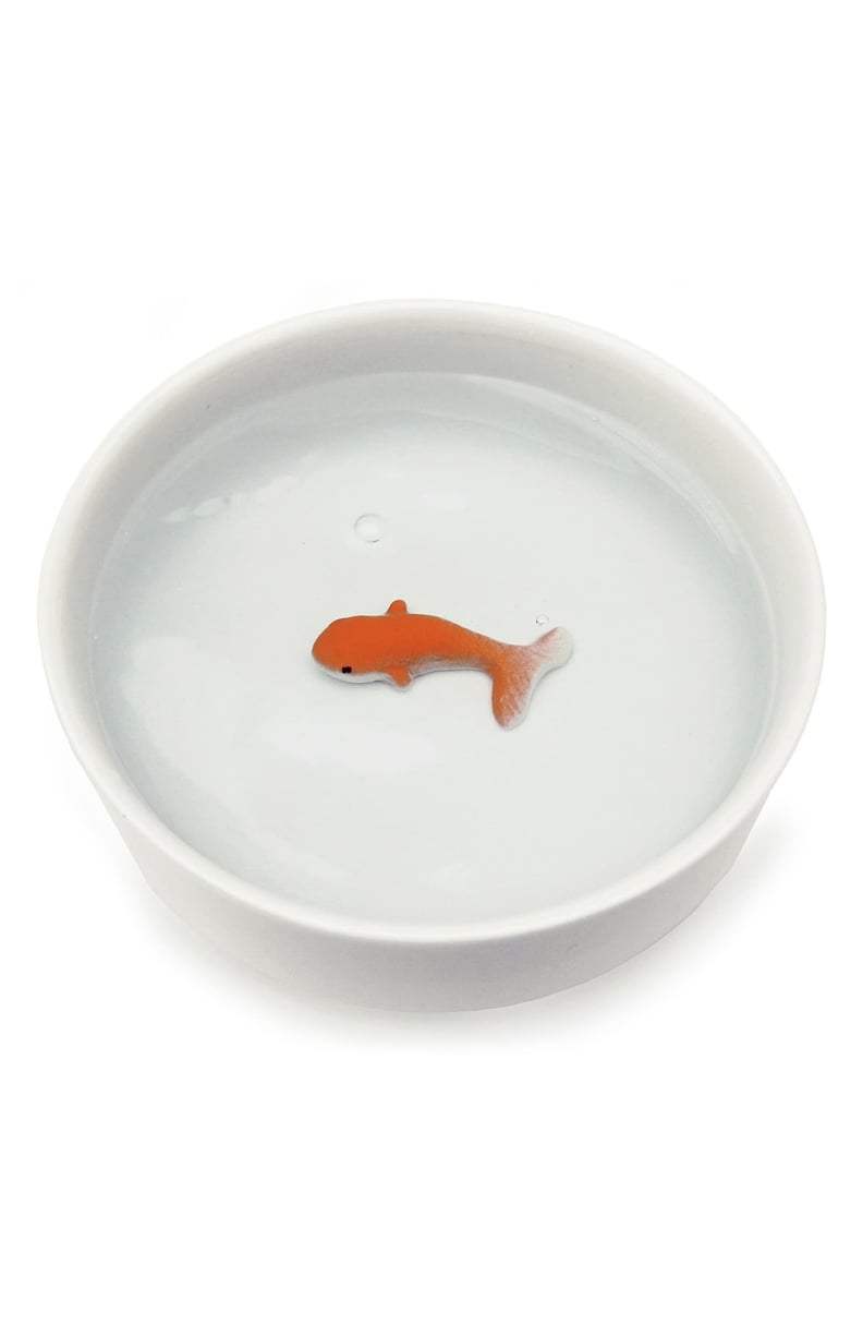 Suck UK Goldfish Ceramic Cat Bowl