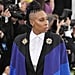 Lena Waithe's Rainbow Cape at the Met Gala 2018 Pictures