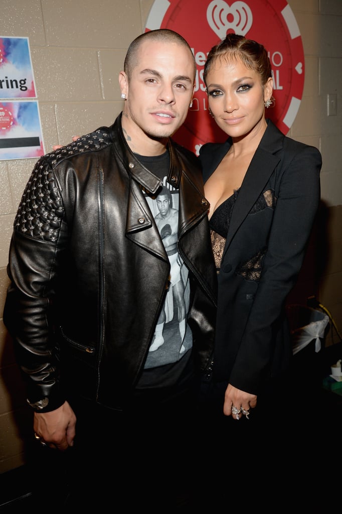 Jennifer Lopez and Casper Smart Cozying Up Backstage