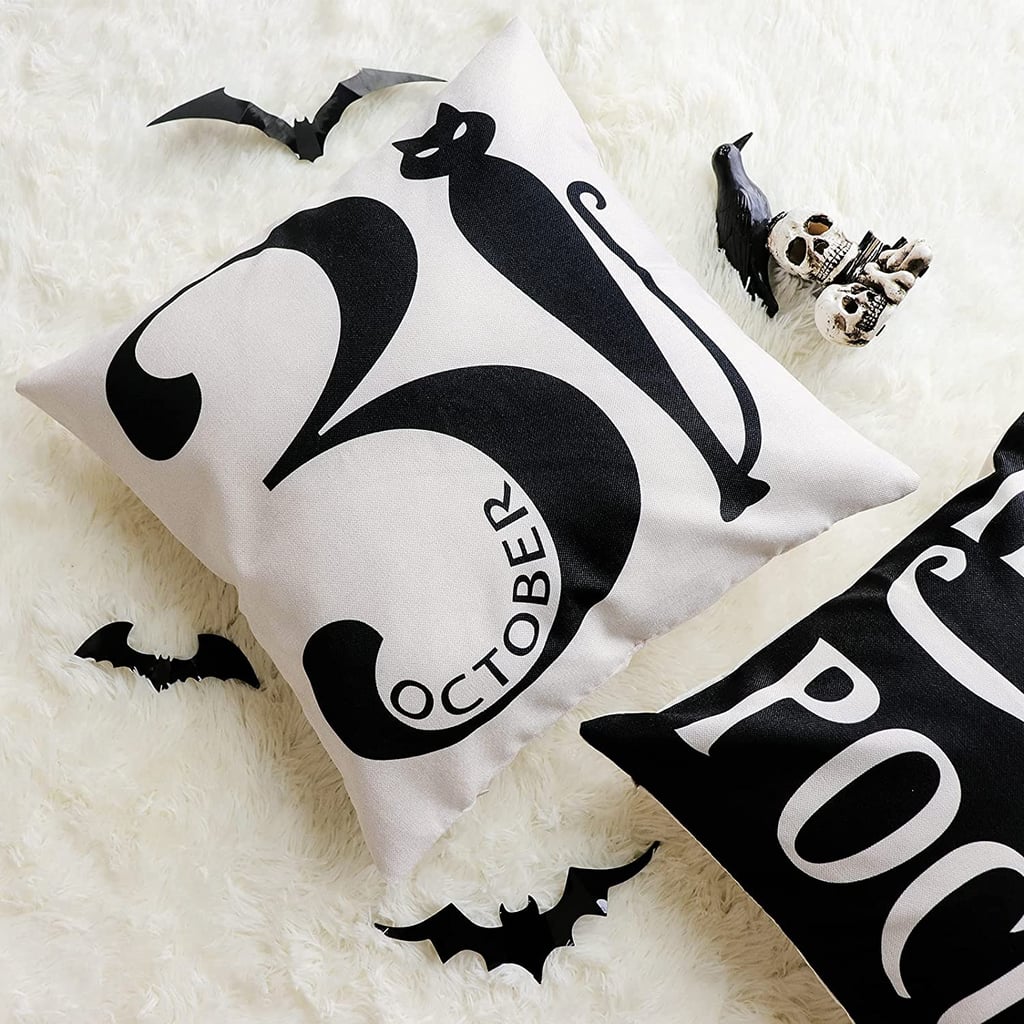 BlackandWhite Halloween Decor POPSUGAR Home