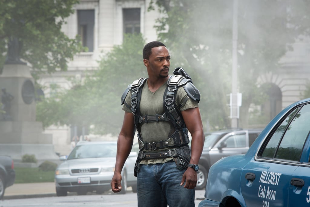 In The Winter Soldier, he reveals that he's a badass superhero in his own right! Codename: Falcon.