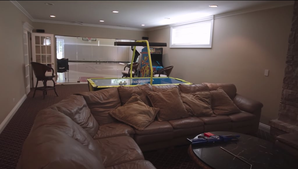 This room is a "fun area" for Pippen's kids and their friends.