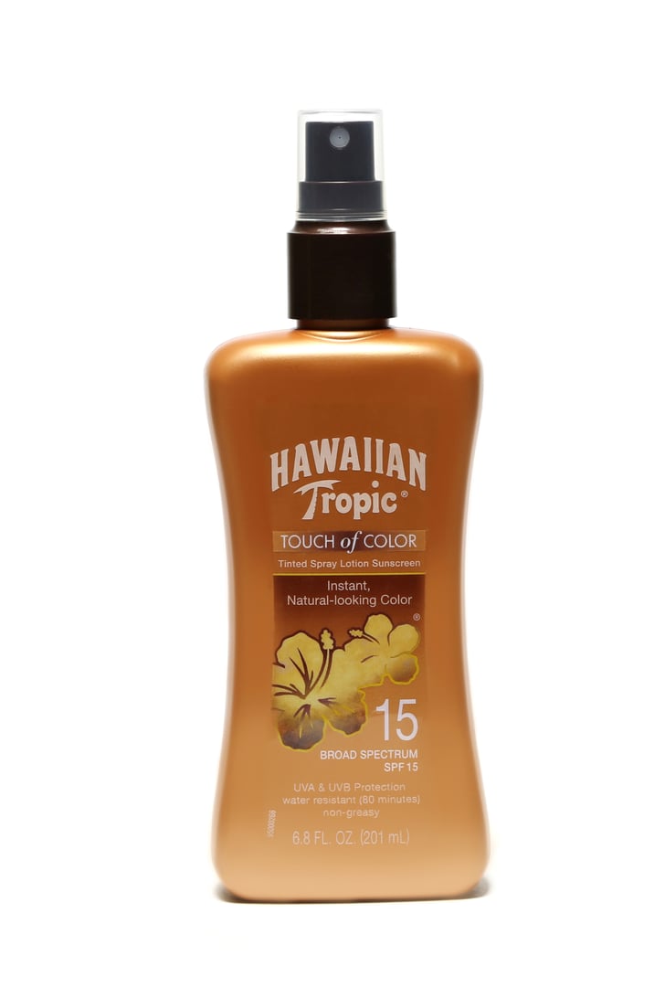 Hawaiian Tropic Touch of Color Tinted Spray Lotion New Sunscreens For