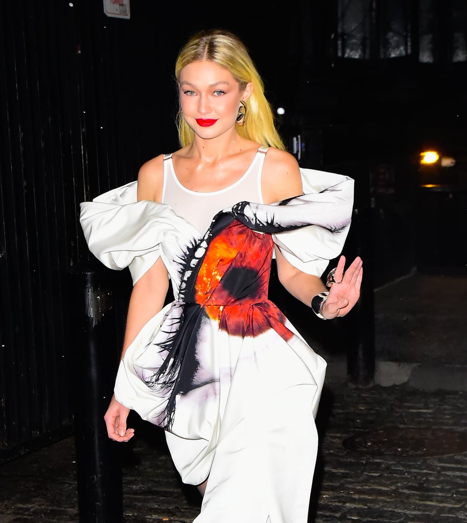 Gigi Hadid Wears an Alexander McQueen Eyeball Minidress