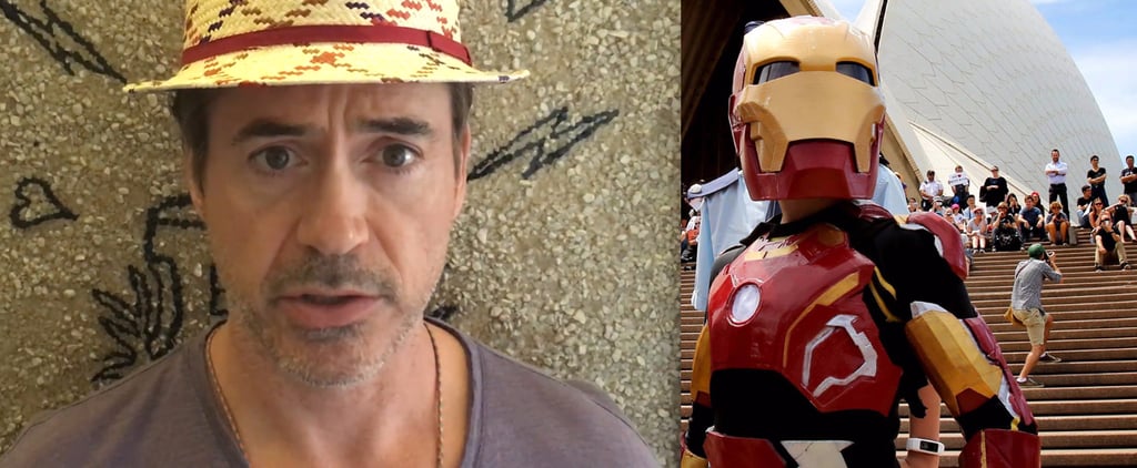 Robert Downey Jr. Helps Make-A-Wish Kid Become Iron Boy