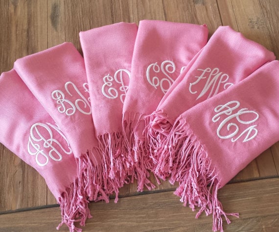 Pashmina Monogram Scarf