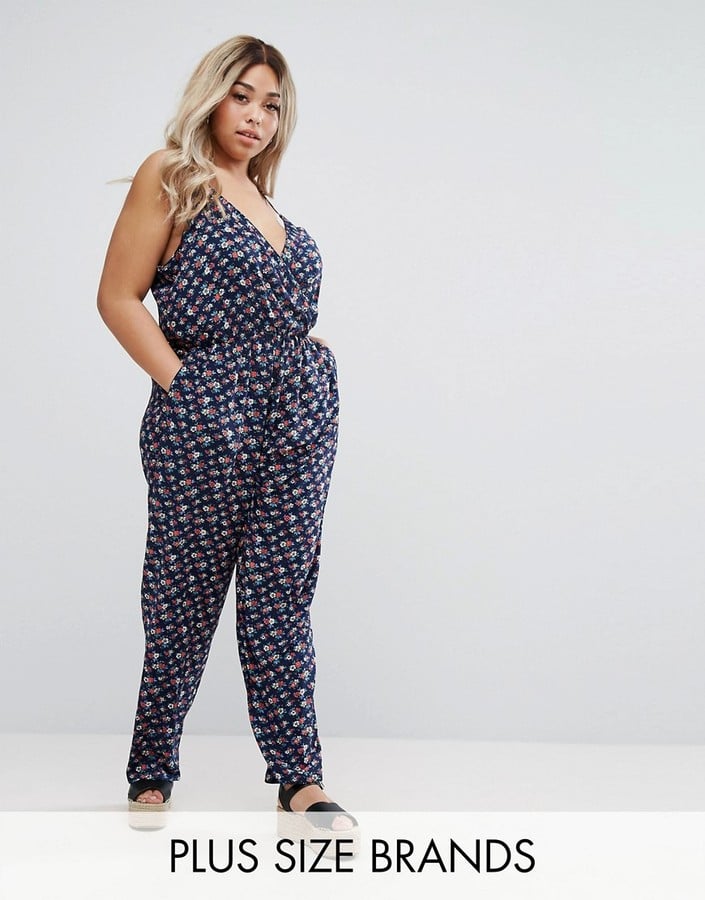 Yumi Plus Jumpsuit in Floral Print