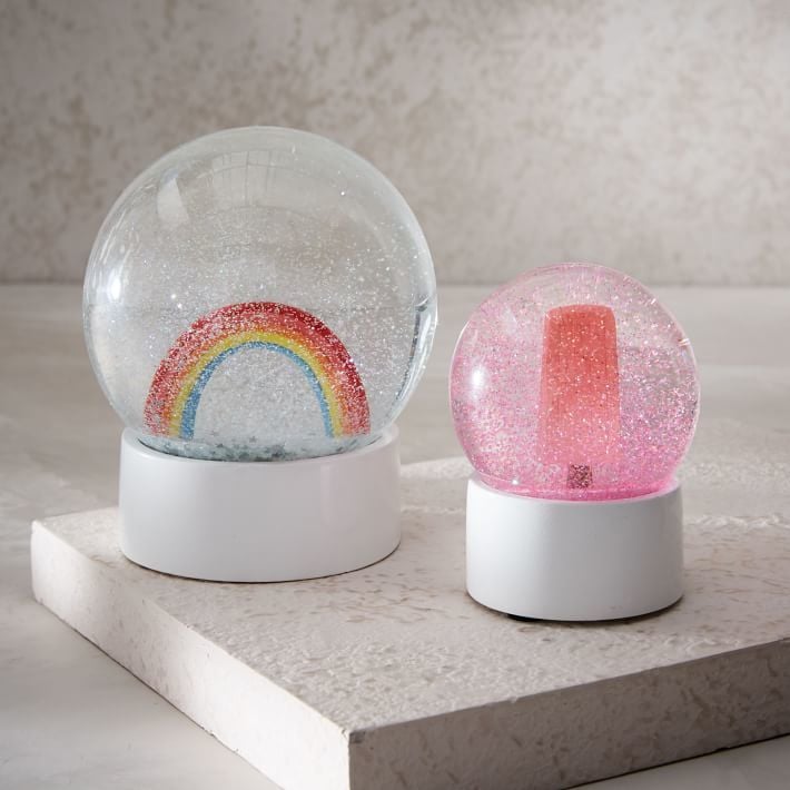 Rainbow and Popsicle Snow Globes