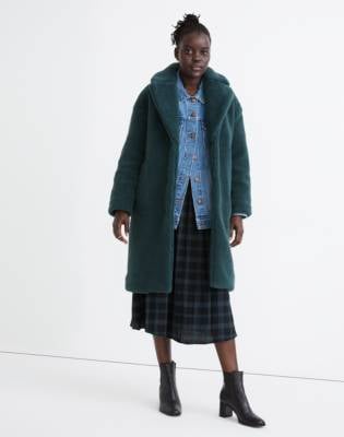 Madewell (Re)sourced Sherpa Teddy Coat