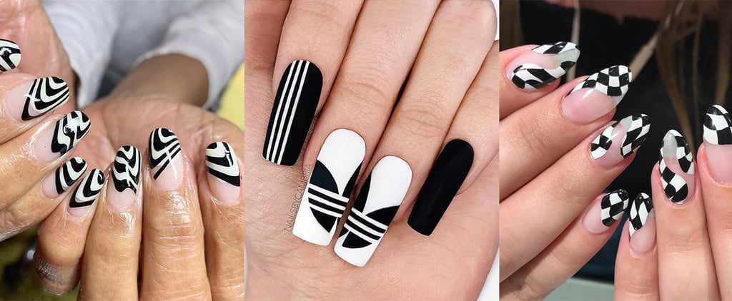 17 Black and White Nail Art Ideas