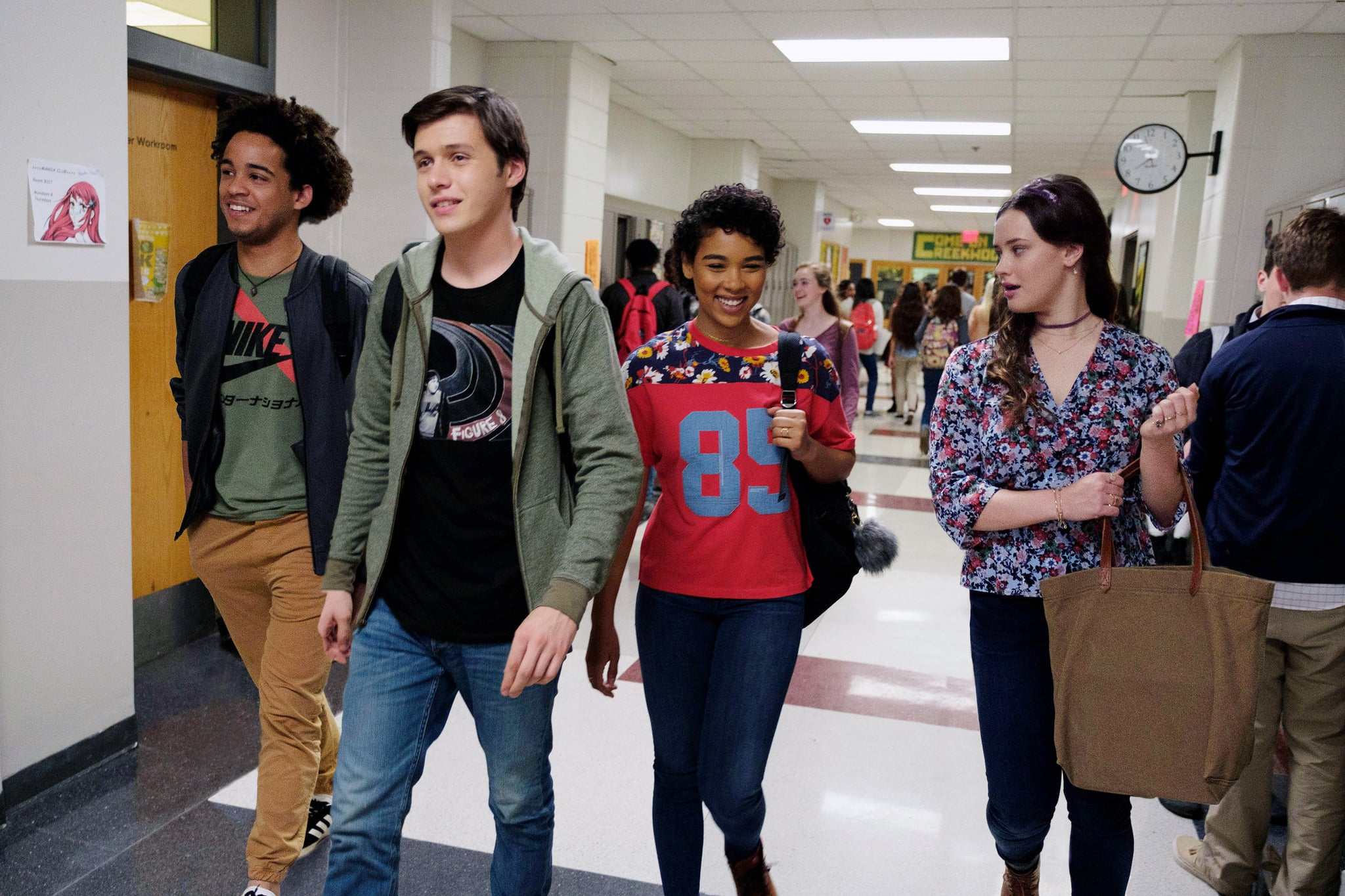 LOVE, SIMON, from left: Jorge Lendeborg Jr., Nick Robinson, Alexandra Shipp, Katherine Langford, 2018. ph: Ben Rothstein /TM & copyright  Twentieth Century Fox Film Corp. All rights reserved. /Courtesy Everett Collection