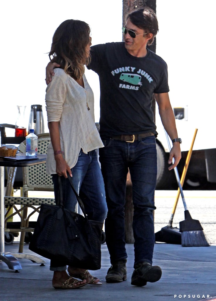 Halle Berry and Olivier Martinez at Breakfast in LA