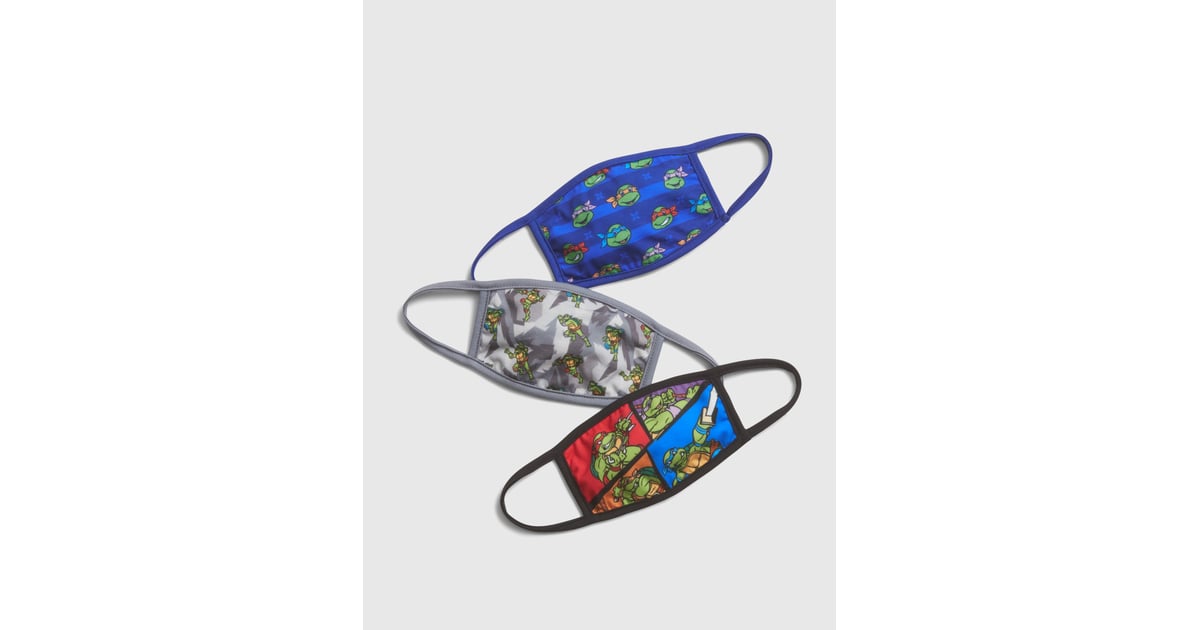 Gap Kids Ninja Turtles Face Mask (3Pack) Best Reusable Face Masks