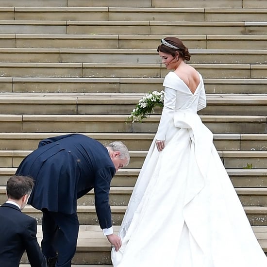 Prince Andrew Helping Eugenie With Her Wedding Dress Video