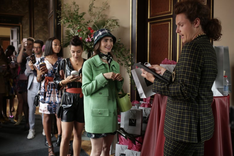 Emily's Green Chanel Jacket, "Emily in Paris" Season 1, Episode 5