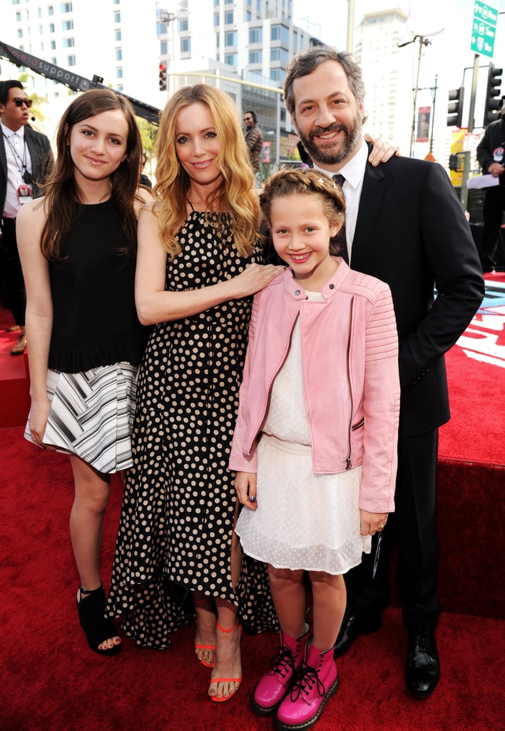 Leslie Mann and Judd Apatow at the MTV Movie Awards 2014