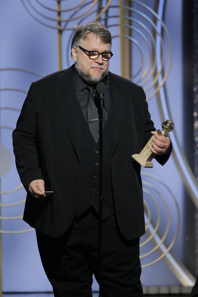 "Lower the music, guys. It's taken 25 years; give me a minute." — Guillermo del Toro while accepting the award for best director for The Shape of Water and being played off stage.