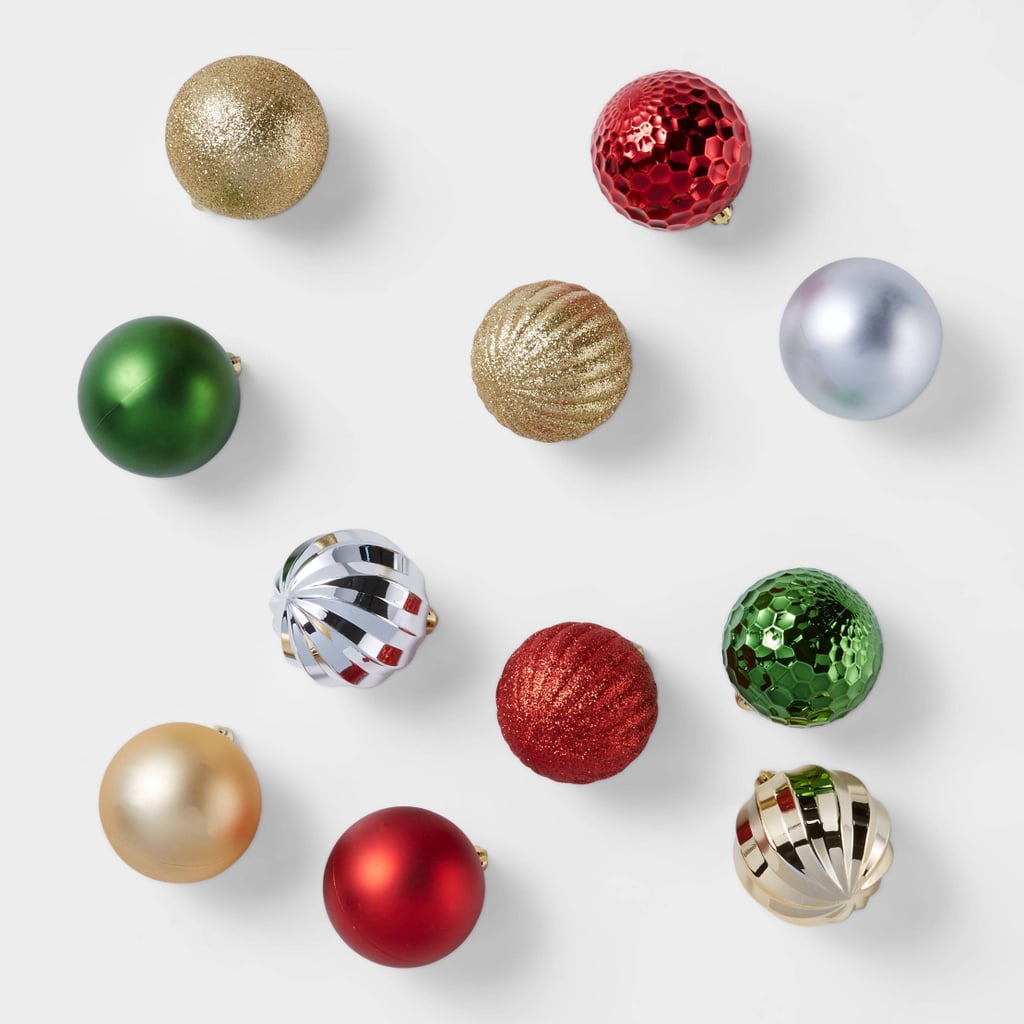 Wondershop 100-Count Red/Green/Gold Christmas Tree Ornament Set