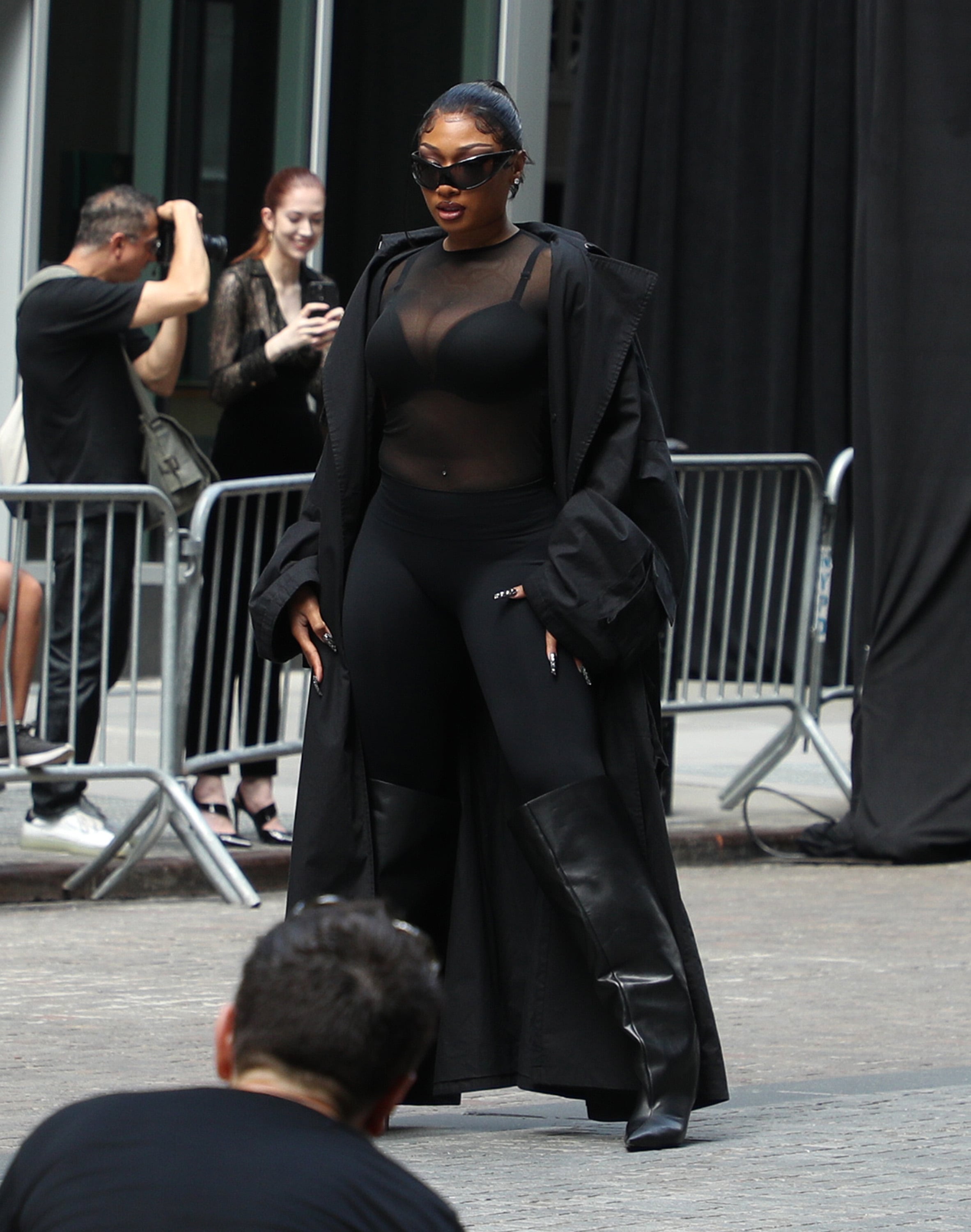 Kim Kardashian Wears Balenciaga Tracksuit in NYC