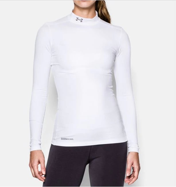 ColdGear Fleece-Lined Mock Neck Top