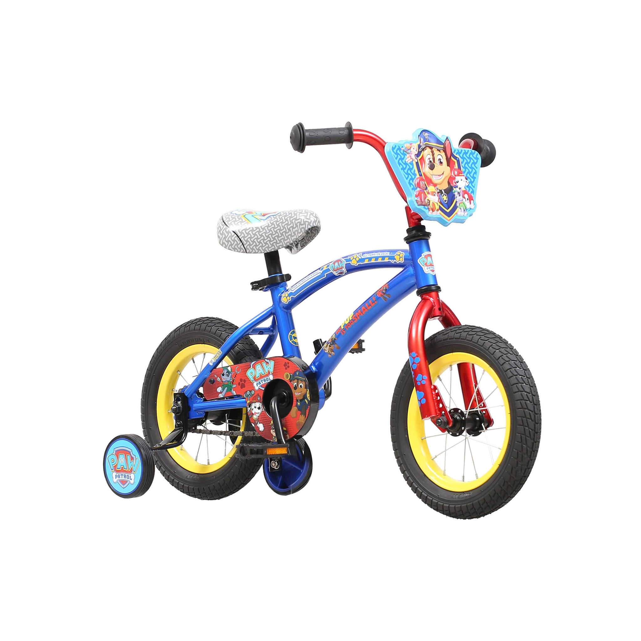 Paw patrol 2025 bike training wheels