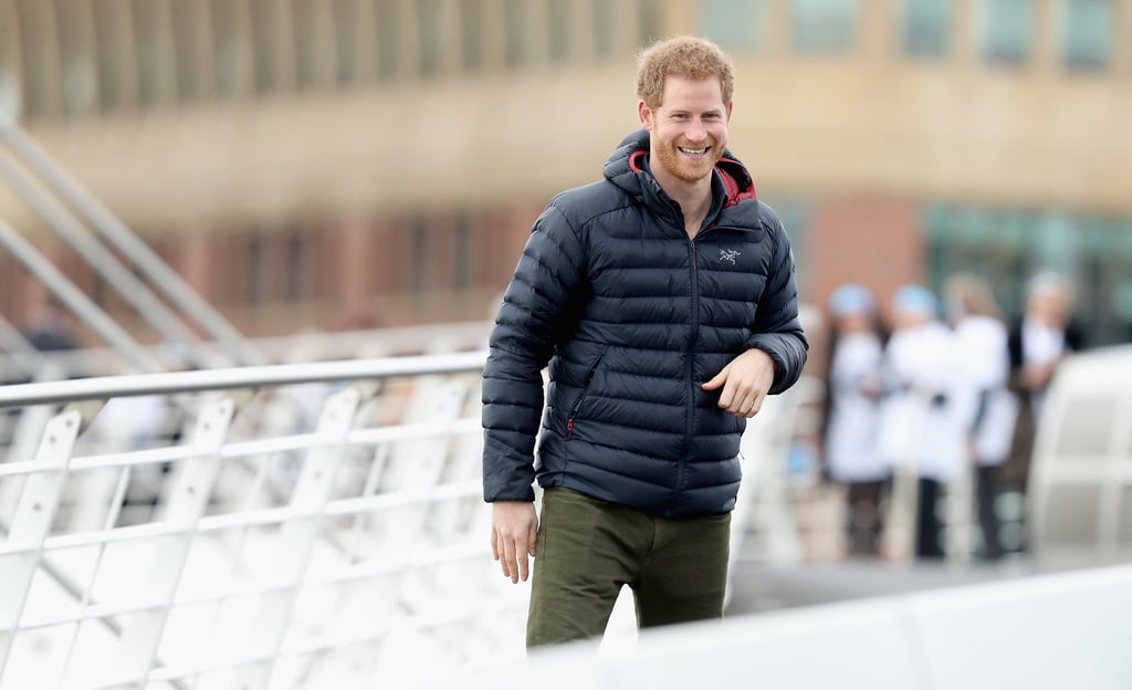 Prince Harry at Training Session in England February 2017