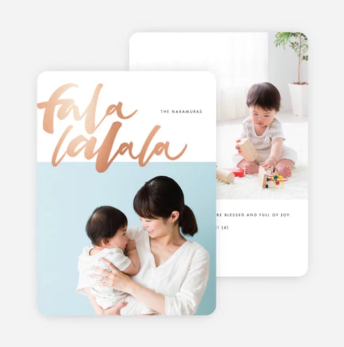 Foil Falala Card from Paper Culture ($2-$3 per card)