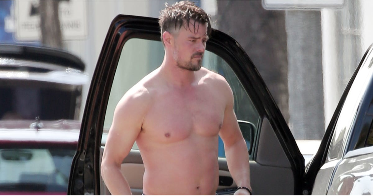 On Wednesday, Josh Duhamel hit the gym in LA and worked up quite a sweat. 