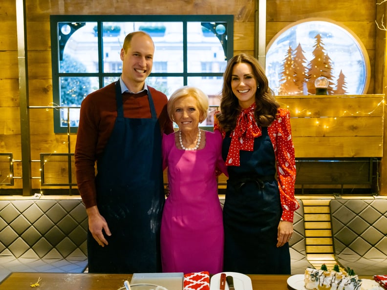 The Duke and Duchess of Cambridge With Mary Berry in A Berry Royal Christmas