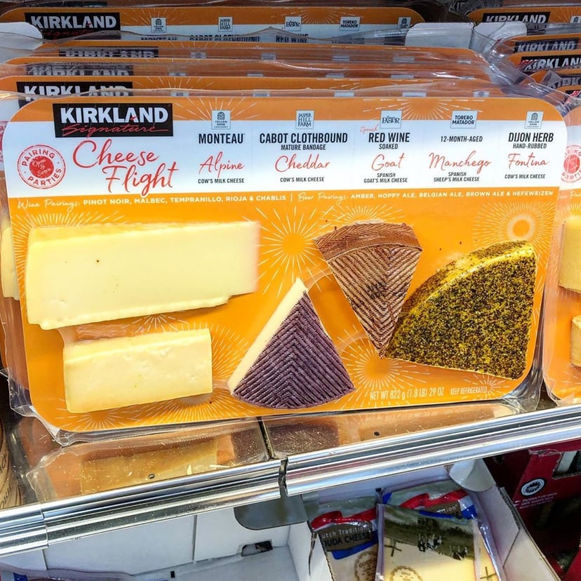 Costco is a beautiful place for cheese lovers, 2.2 lbs of some of