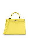 Hermès Vintage Soufre Epsom Kelly Bag