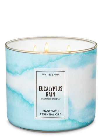 Bath & Body Works 3-Wick Candle in Eucalyptus Rain