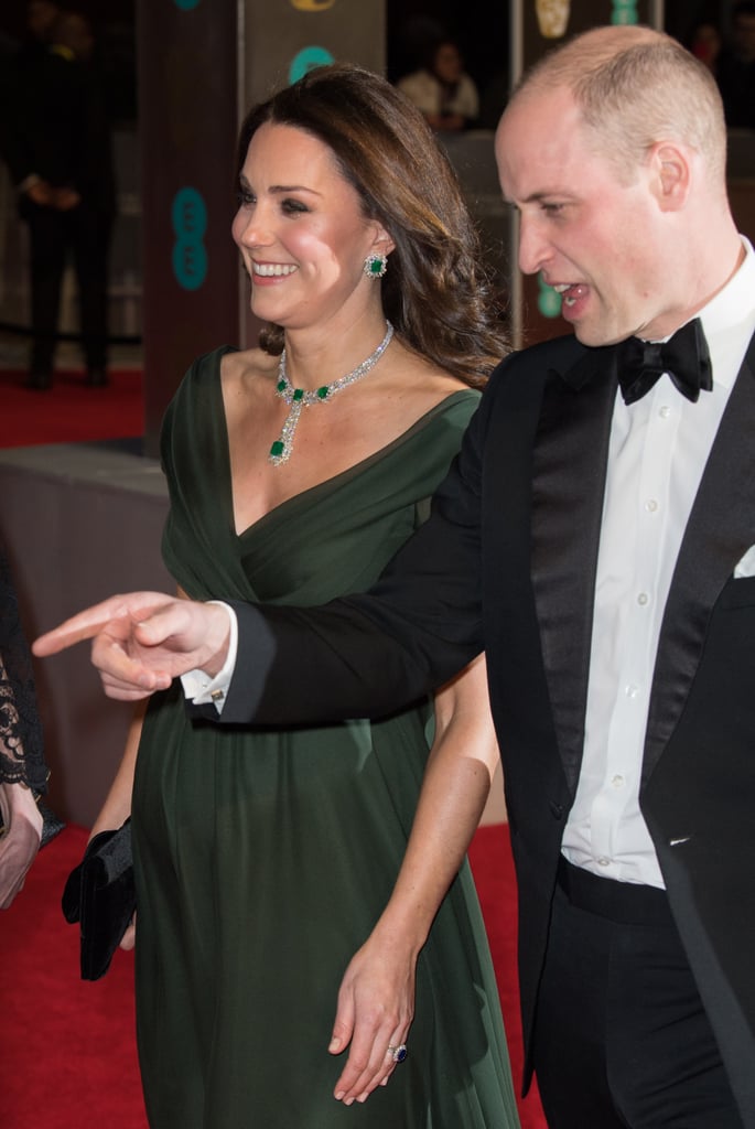 Prince William and Kate Middleton at the BAFTA Awards