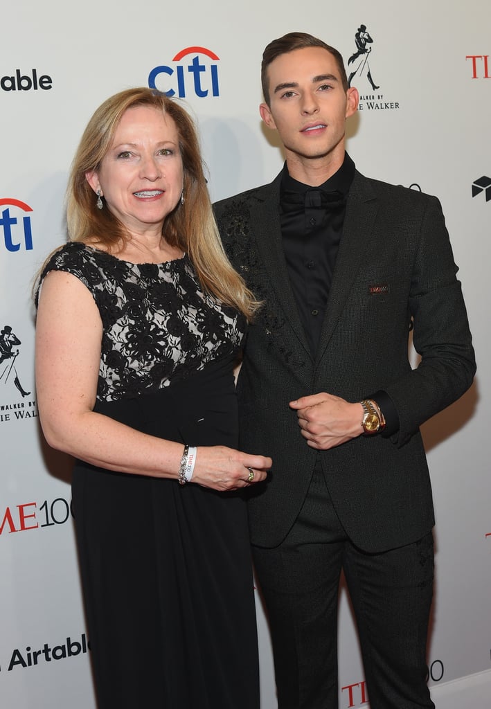 Olympic figure skater Adam Rippon and his mother, Kelly Rippon.